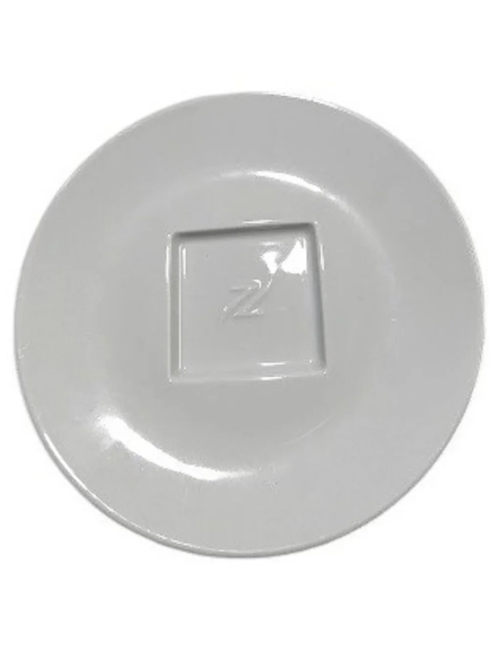 2-Shot Nespresso Cup Saucer White Porcelain PORTUGAL Recessed Logo